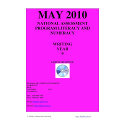 Year 9 May 2010 Writing - Response